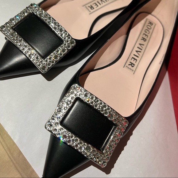 Roger Vivier flat with crystal size 8.5, 38.5, brand new condition - Picture 2 of 8